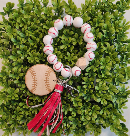 Baseball Key Ring Bracelets