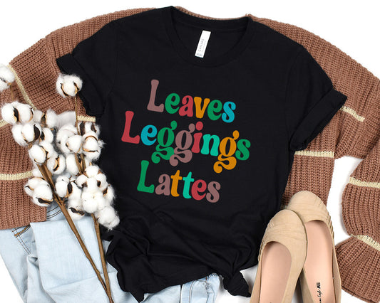 Leaves Leggings Lattes