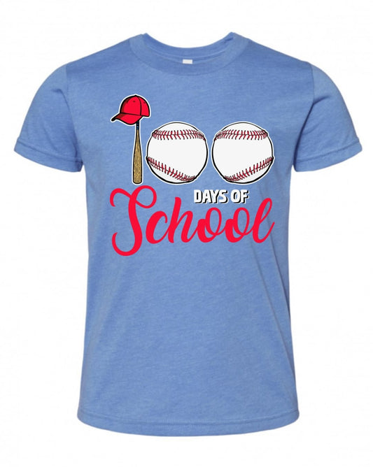 100 Days of School - Baseball