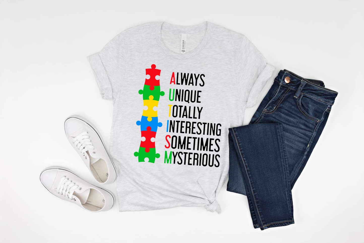 Autism Acronym - Puzzle Piece