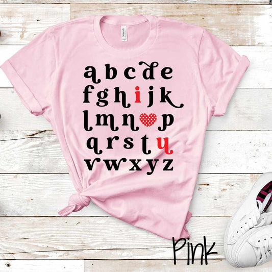 Alphabet I Love You