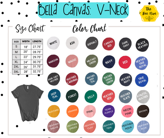 V-Neck - Bella Canvas