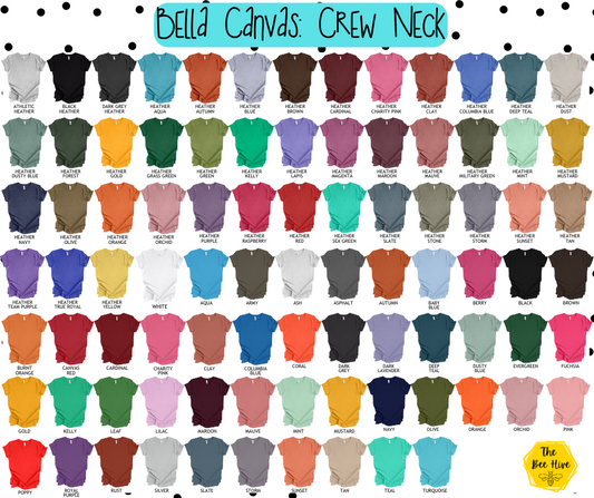 Bella Canvas - Adult Crew Neck