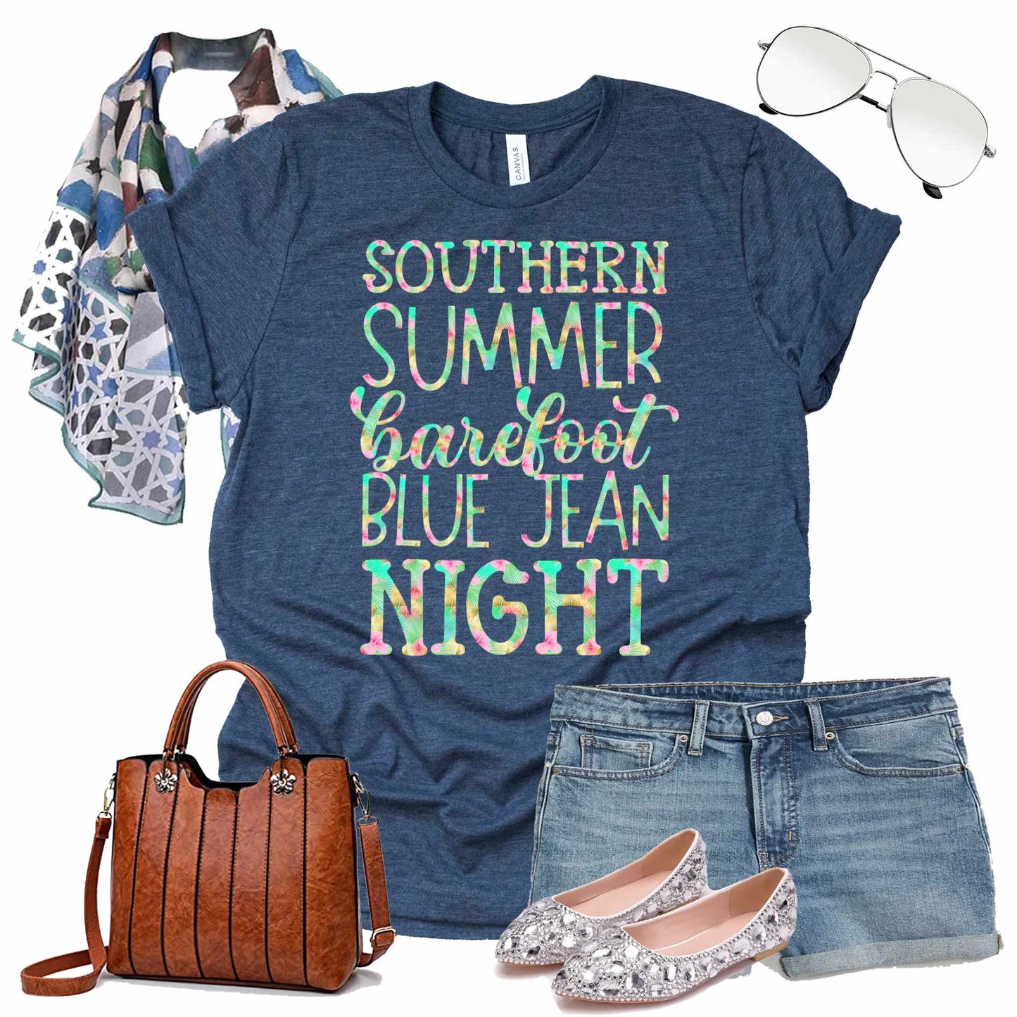 Southern Summer Barefoot Blue Jean Night