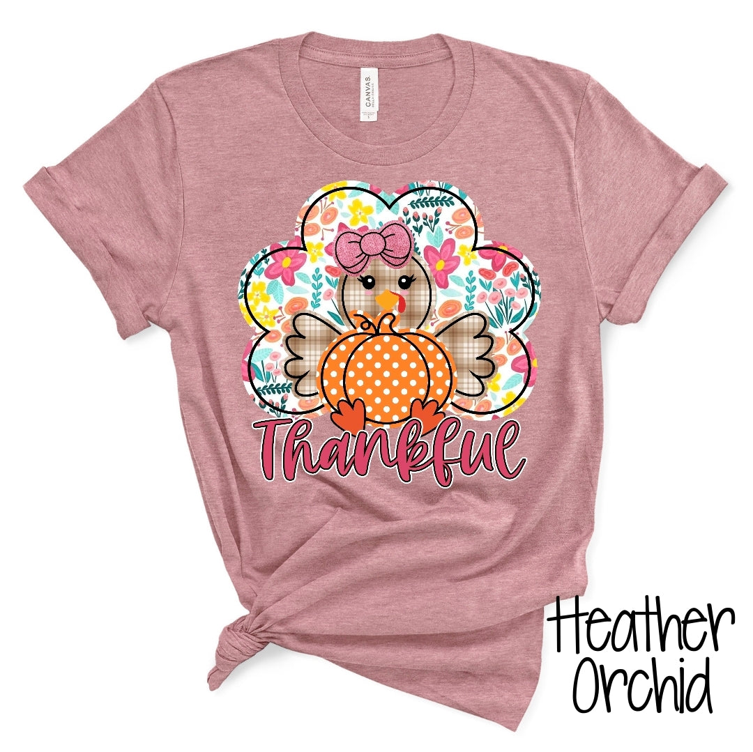 Thankful Floral Turkey